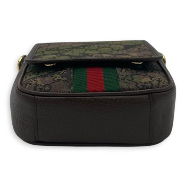 Gucci x Palace Brown Crossbody Bag in Canvas, Gold hardware - Image 5
