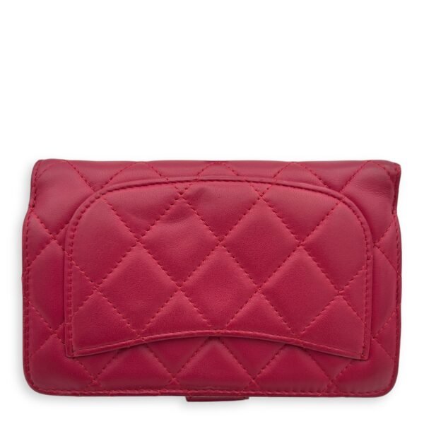 CC Wallet Pink in Lambskin, Silver hardware - Image 6