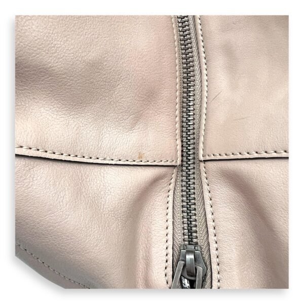 Cubo Pink Top Handle Bag in Calfskin, Silver hardware - Image 8
