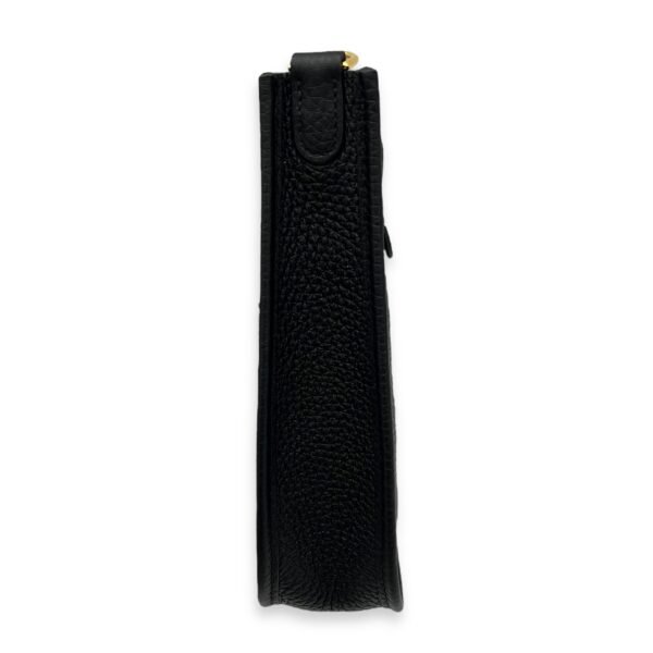 Evelyne TPM Noir Crossbody Bag in Clemence, Gold hardware - Image 4