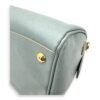 Bowler Blue Top Handle Bag in Saffiano Leather, Gold hardware - Image 19