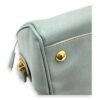 Bowler Blue Top Handle Bag in Saffiano Leather, Gold hardware - Image 20