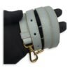 Bowler Blue Top Handle Bag in Saffiano Leather, Gold hardware - Image 23