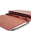 Kate Pink Wallet on Chain in Crocodile Embossed Calfskin, Gold hardware - Image 11