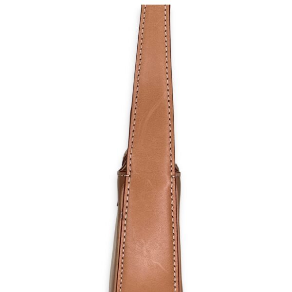 Le 5 A 7 Hobo Mini Brown Shoulder Bag in Calfskin, Gold hardware - Image 10