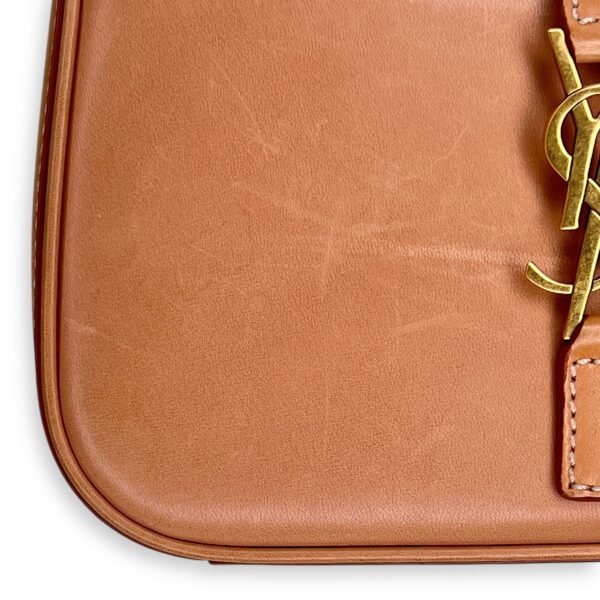 Le 5 A 7 Hobo Mini Brown Shoulder Bag in Calfskin, Gold hardware - Image 9
