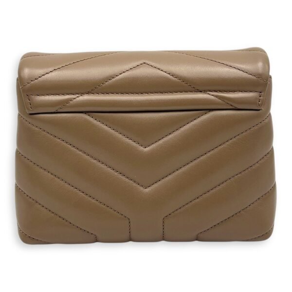 Loulou Toy Brown Crossbody Bag in Calfskin, Gold hardware - Image 2