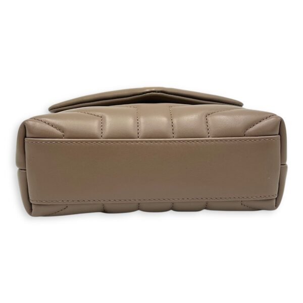 Loulou Toy Brown Crossbody Bag in Calfskin, Gold hardware - Image 5