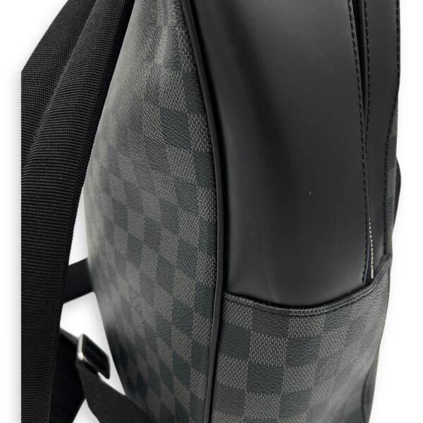 Josh Damier Graphite Backpack in Coated Canvas, Silver hardware - Image 7