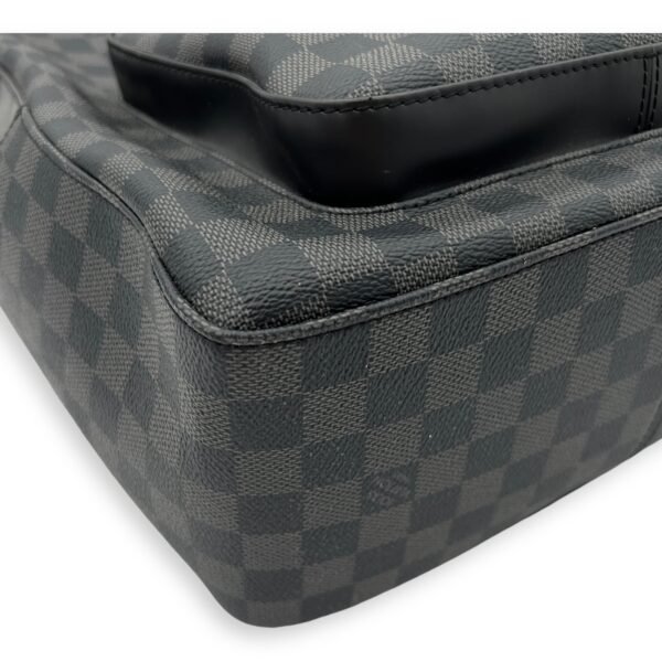 Josh Damier Graphite Backpack in Coated Canvas, Silver hardware - Image 10
