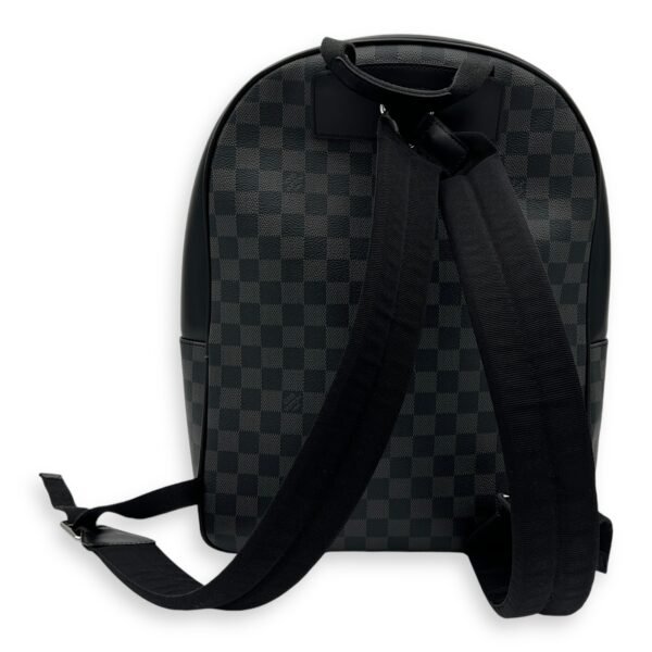 Josh Damier Graphite Backpack in Coated Canvas, Silver hardware - Image 2