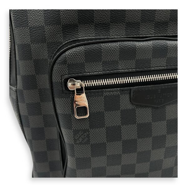 Josh Damier Graphite Backpack in Coated Canvas, Silver hardware - Image 9