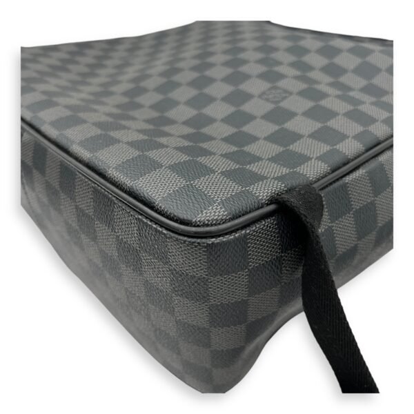 Josh Damier Graphite Backpack in Coated Canvas, Silver hardware - Image 12