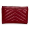Cassandre Red Wallet in Lambskin, Gold hardware - Image 2