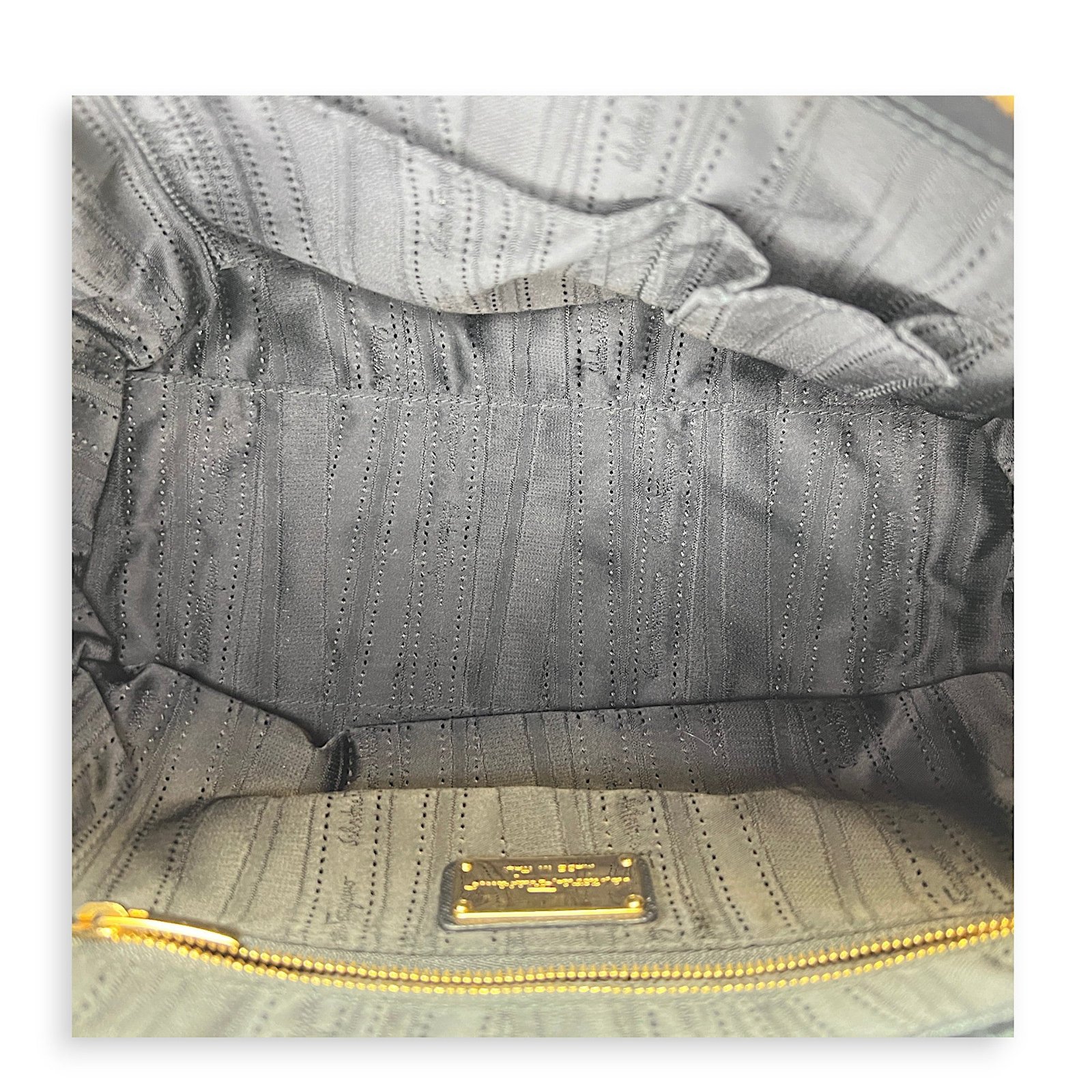 Gancini Top handle bag in Saffiano leather, Gold Hardware - Image 6