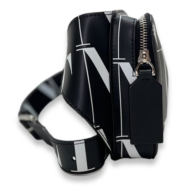 Allover VLT Belt Bag  Black in Calfskin , Silver Hardware - Image 4