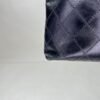 Stitches Black Shoulder Bag in Calfskin, Gold hardware - Image 9