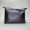 Stitches Black Shoulder Bag in Calfskin, Gold hardware - Image 2