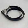 Stripe Cluny MM Black Top Handle Bag in Epi Leather, Silver hardware - Image 6