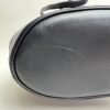Lin Noelie Monogram Mini Navy Bucket Bag in Canvas, Gold hardware - Image 7