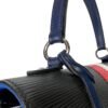 Stripe Cluny MM Black Top Handle Bag in Epi Leather, Silver hardware - Image 9