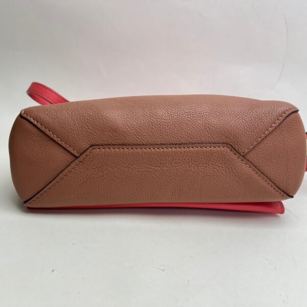 Lockme II Pink Shoulder Bag in Calfskin, Silver hardware - Image 5