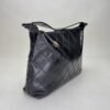 Stitches Black Shoulder Bag in Calfskin, Gold hardware - Image 3