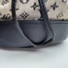 Lin Noelie Monogram Mini Navy Bucket Bag in Canvas, Gold hardware - Image 6